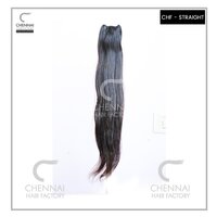 RAW INDIAN TEMPLE STRAIGHT HAIR EXTENSIONS ( CHF )