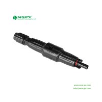 TUV Certified PV 4F3-15 IP68 Waterproof Solar Fuse Connectors 1500VDC 50A For Solar System Protection