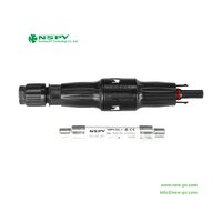 TUV Certified PV 4F3-15 IP68 Waterproof Solar Fuse Connectors 1500VDC 50A For Solar System Protection