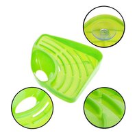 CORNER SINK STRAINER FOR DRAINING KITCHEN WASTE IN SINKS AND WASH BASINS (0861H)