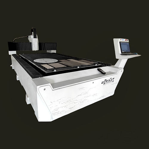 Semi Automatic Fiber Metal Laser Cutting Machine