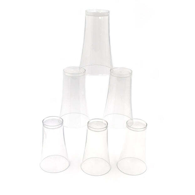 DRINKING GLASS JUICE GLASS WATER GLASS SET OF 6 TRANSPARENT GLASS (2849)