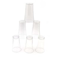 DRINKING GLASS JUICE GLASS WATER GLASS SET OF 6 TRANSPARENT GLASS (2849)