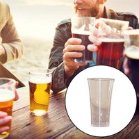 DRINKING GLASS JUICE GLASS WATER GLASS SET OF 6 TRANSPARENT GLASS (2849)