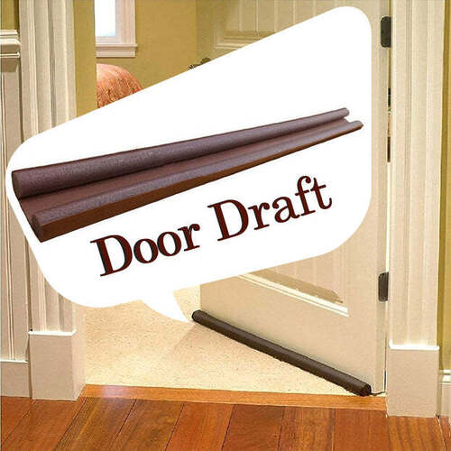 TWIN DOOR DRAFT STOPPER / GUARD PROTECTOR FOR DOORS AND WINDOWS 1751