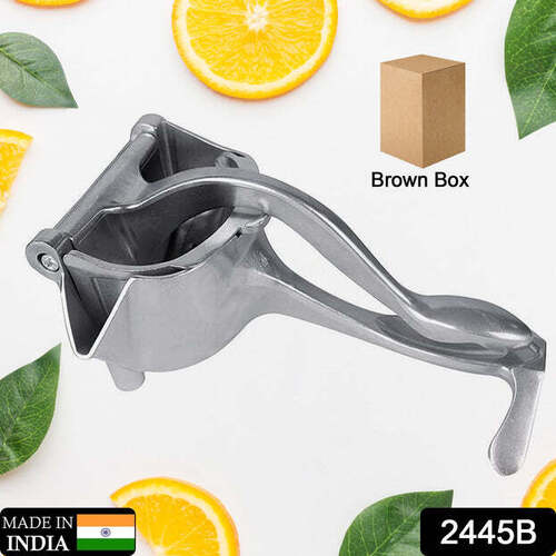 MANUAL ALUMINIUM METAL FRUIT PRESS JUICER ( BROWN BOX ) (2445B)