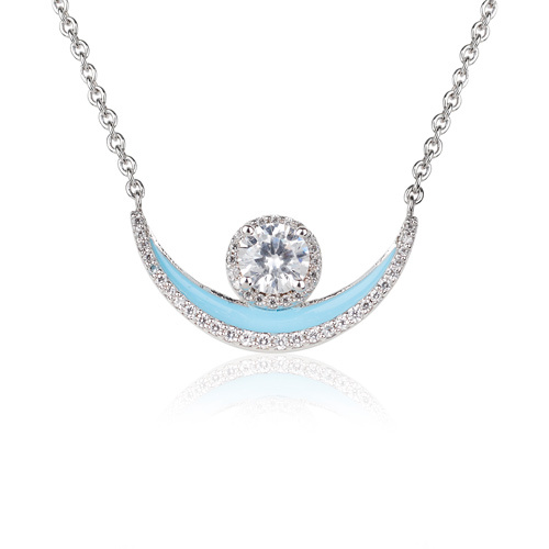 Diamond Ample Pendant Set