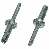 SS Monobolt Rivets - Stainless Steel 4.8x14mm 4.8x19mm 6.4x14mm 6.4x19mm Gray Hard Polish Finish Industrial Grade 1000 Pack