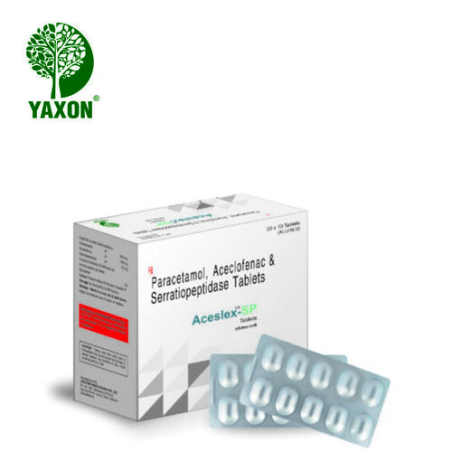ACECLOFENAC 100 MG PARACETAMOL 325 MG SERRATIOPEPTIDASE 10 MG TABLET