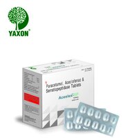 ACECLOFENAC 100 MG PARACETAMOL 325 MG SERRATIOPEPTIDASE 10 MG TABLET
