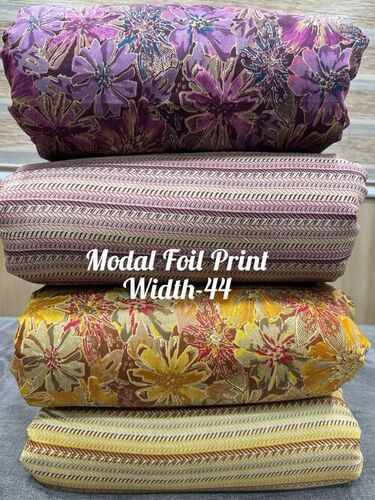 MODAL FOIL PRINT FABRIC