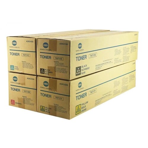 konica minolta TN612 toner cartridge set (c/m/y/k)