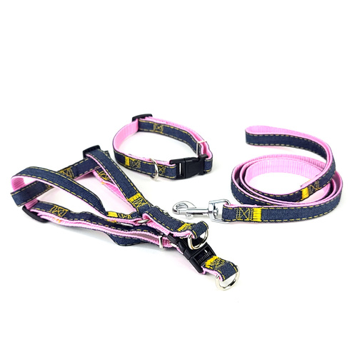 Classic Dog Harness Leash With Collar