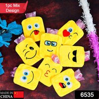 1pc Mix Emoji Designs Small Hot Water Bag With Cover For Pain Relief Neck Shoulder Pain And Hand Feet Warmer Menstrual Cramps (6535)