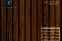 Laminated 10 Groove Pvc Fluted Wall Panel - Color: More Than 50 Designs Available