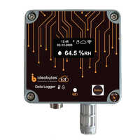 Digital Thermo Hygrometer With Data Logger - Color: Brown