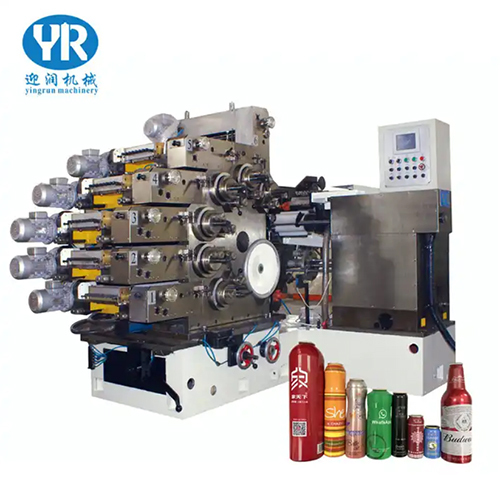 6-colors printing machine for aluminum aerosol spray cans production line