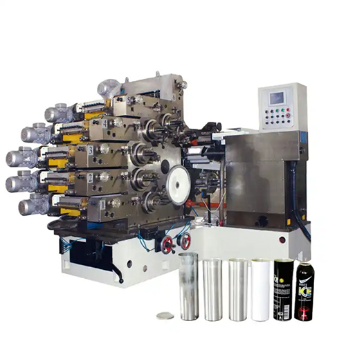 6 colors Printing Machine of Aluminum Can Aerosol Spray Cans Production Line Making machines YSC01 six color