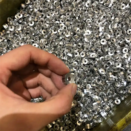 Aluminum slug for aluminum tubes production