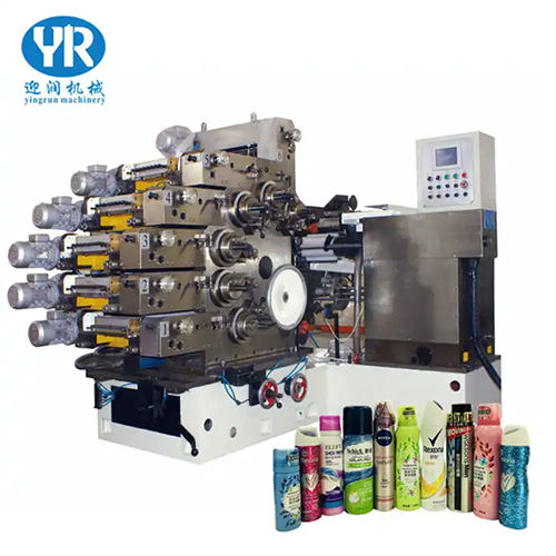 6-color Aluminum Aerosol Cans Printing Machine Full-Automatic colors