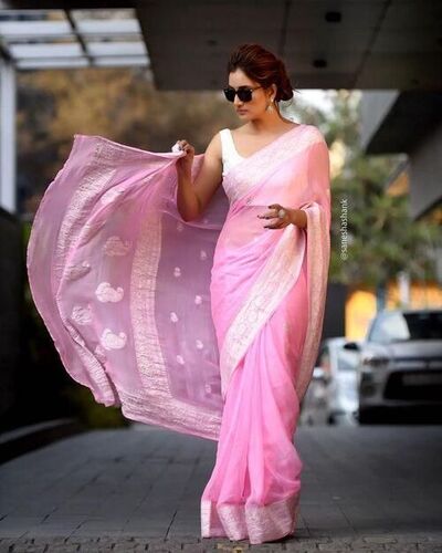 Fashionable Lichi Silk Saree
