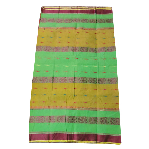 Pure Cotton Tanth Buti Saree