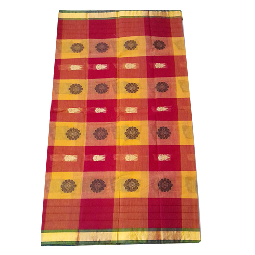 Pure Cotton Tanth Jamini Saree