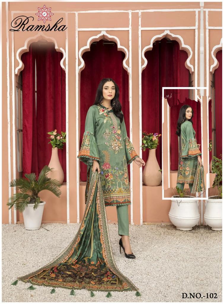 Ramsha Farasha  Heavy Karachi Luxury Lawn