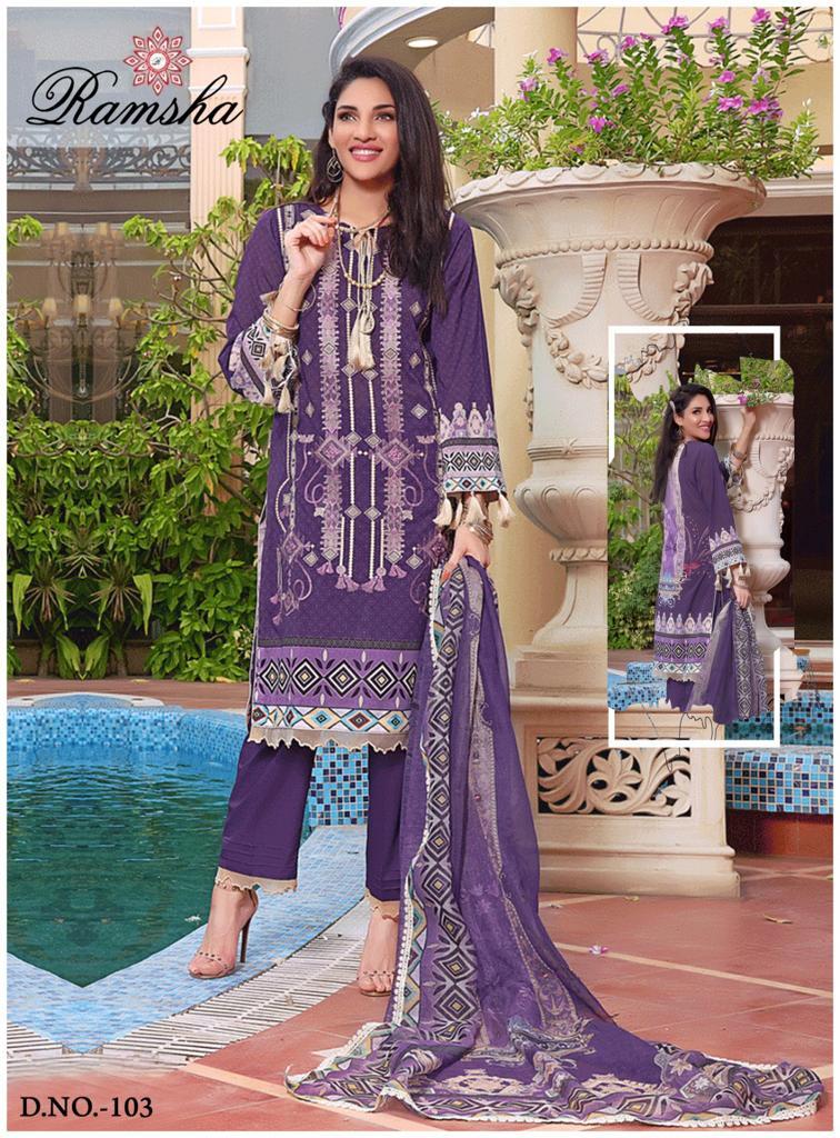 Ramsha Farasha  Heavy Karachi Luxury Lawn