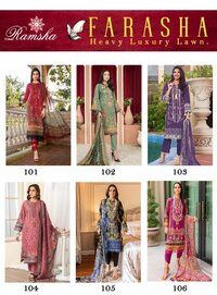 Ramsha Farasha  Heavy Karachi Luxury Lawn