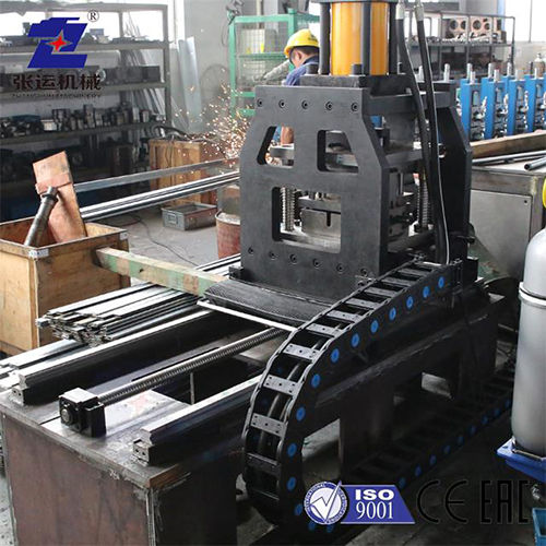 Black Automatic Metal Steel T Shaped Bracket Forming Machine