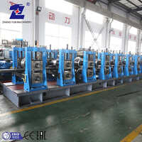 Cold Roll Forming Line Machine - Stainless Steel Build, Automatic Operation, Blue Finish | Warranty Included, High Efficiency