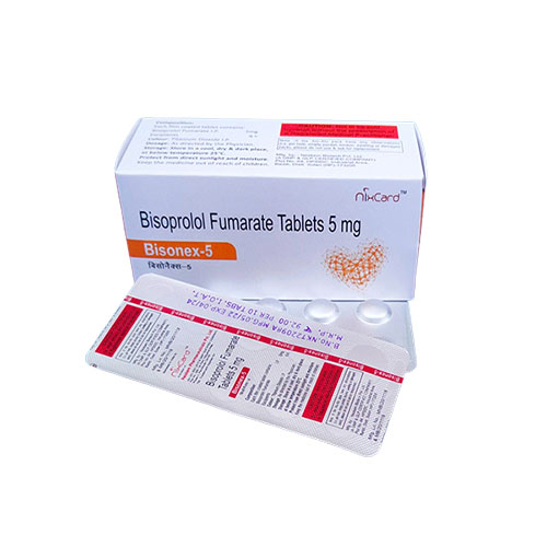 Bisoprolol Fumarate Tablets - Dosage as Suggested, Dry Storage Instructions, General Medicine Tablets