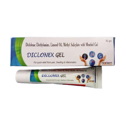 30Gm Diclolenac Diethylamine Linseed Oil Methyl Salicylate With Menthol Gel Application: Industrial