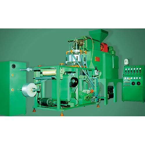 PP Blown Film Machine - Semi-Automatic, Stainless Steel | High Production Capacity, Direct Drive, Frequency Speed Control, User-Friendly