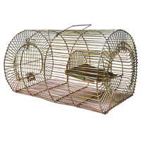 24x20x14 Cm Wire Cage - High-quality Iron, 24x20x14 Cm , Color Options: Silver, Golden Polished, Secure Latch System For Pet Safety
