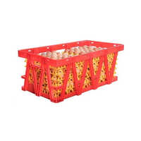 Egg Transport Crate Cage Box - Color: Red