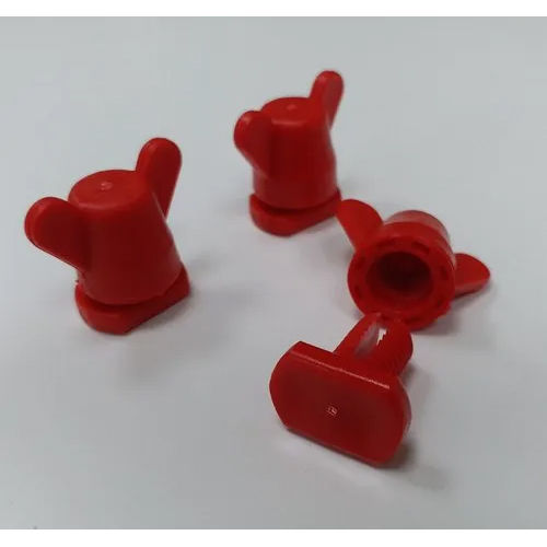 Red Butterfly Wing Cage Nut