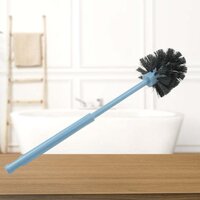 PLASTIC ROUND TOILET CLEANER BRUSH PLASTIC BATHROOM CLEANER ROUND HOCKEY STICK SHAPE TOILET BRUSH (1338)