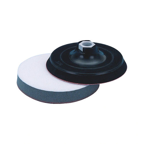 White And Black Hook-and-loop Polishing Plate Set