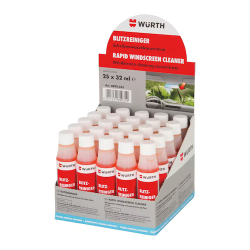 Rapid Windscreen Cleaner In Display Carton