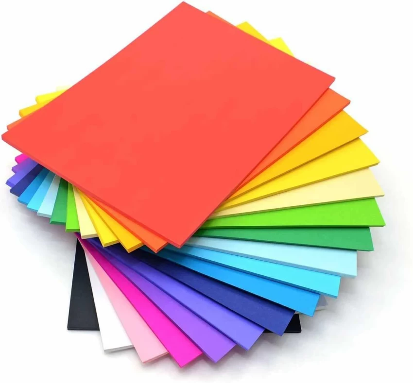 Colored Paper Sheets Paper Dimensions: 10X4X7 Inches