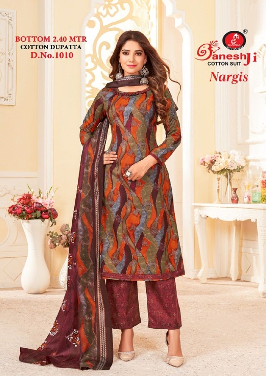Ganeshji Nargis Vol-1 -Dress Material