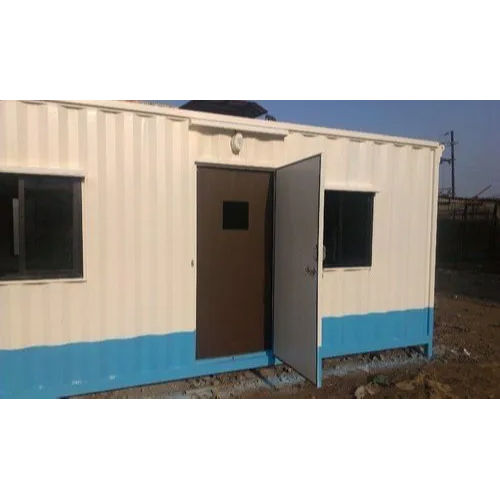 White And Blue G I Portable Site Office Cabin