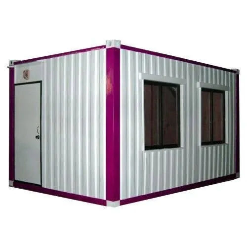 White And Pink Ms Portable Office Cabin