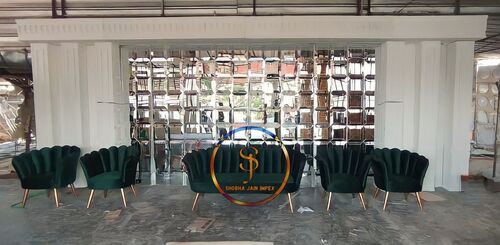 Mirror Mosaic Wedding Stage