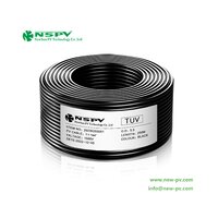 Solar Cable h1z2z2k With TUV Certificate PV h1z2z2 k 1x4mm2 en 50618 Cable