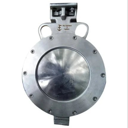 Silver Metal Seated Spherical Disc Butterfly Valves