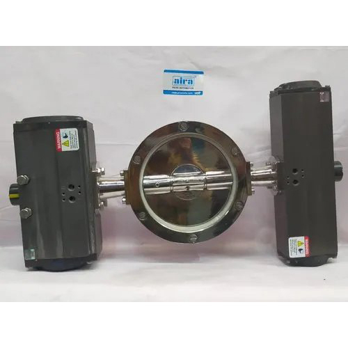 Aira Make Pharma Butterfly Valve Combined With Pharma Multi Flapper Butterfly Valve