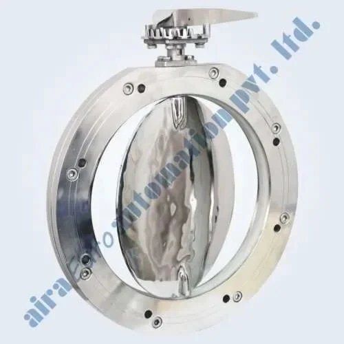 Silver Pharmaceuitcal Application Butterfly Valve